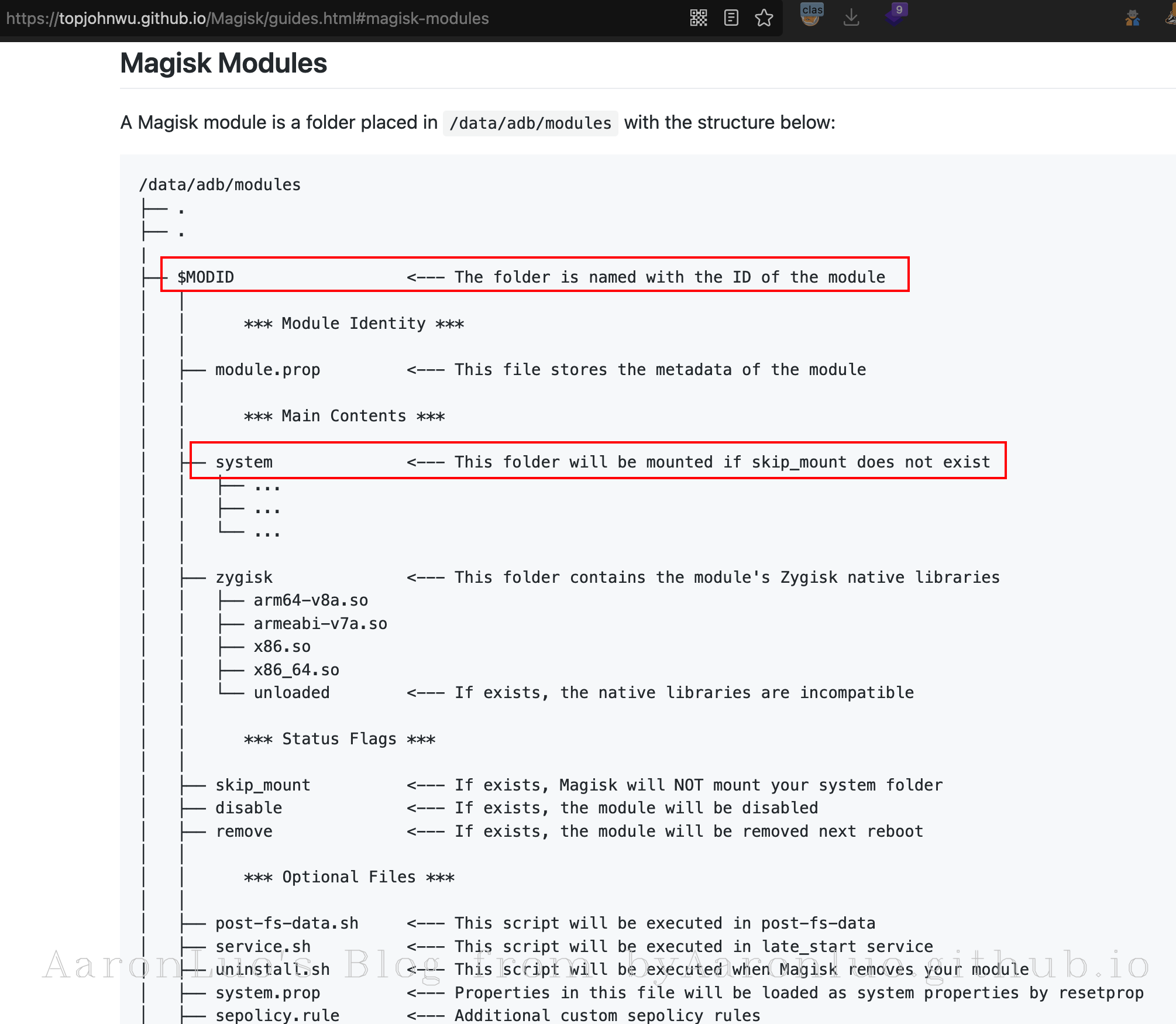 magisk modules